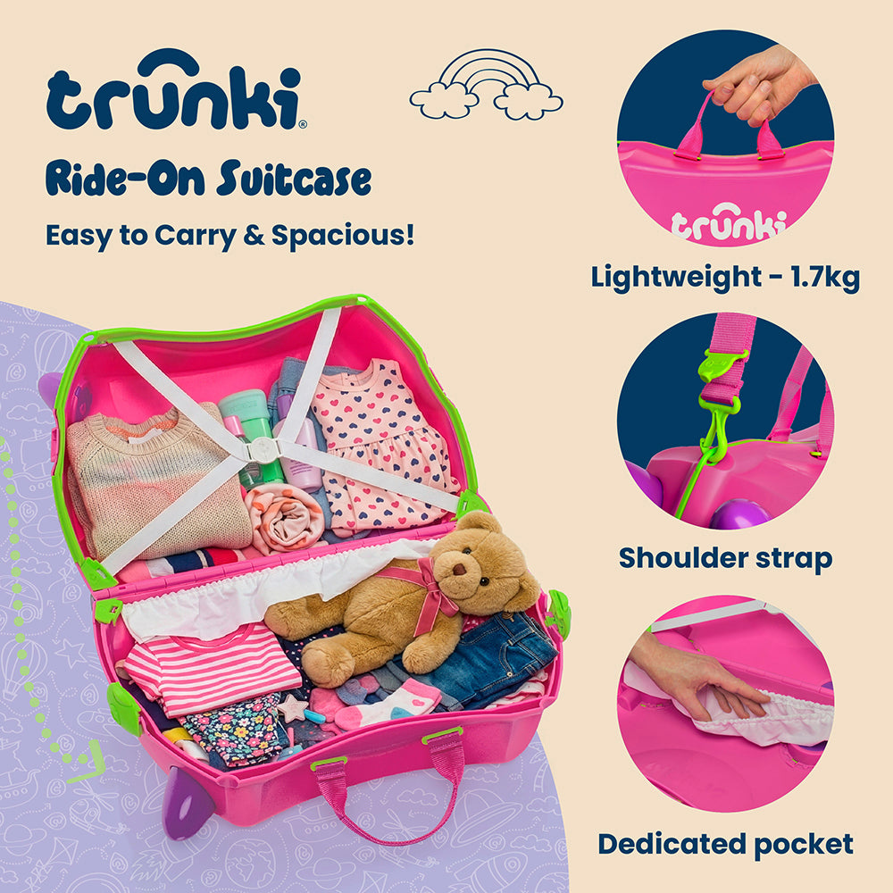 Детски куфар за яздене Trunki Trixie
