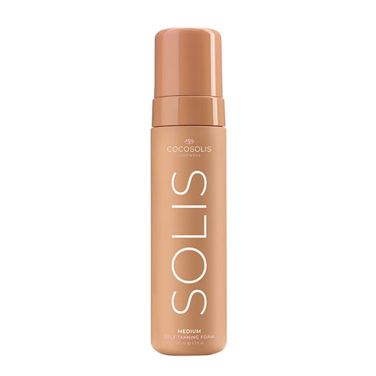 Cocosolis Organic SOLIS MEDIUM Self-Tanning Foam Натурална средно наситена автобронзираща пяна, 200 мл