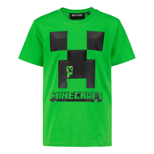 Тениска Minecraft Creeper Green, Зелен, размер 128