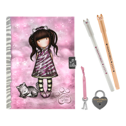 Заключващ се дневник Santoro Gorjuss Ruby Wild