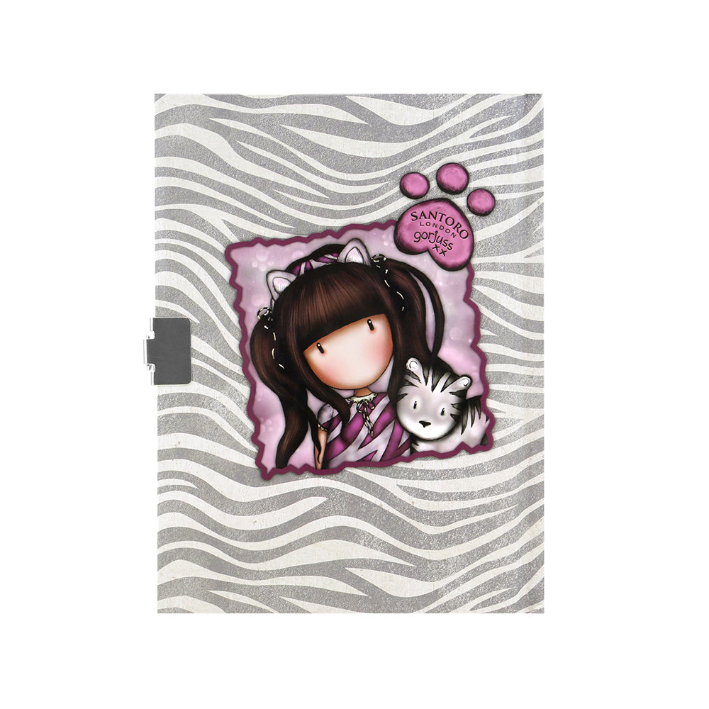 Заключващ се дневник Santoro Gorjuss Ruby Wild