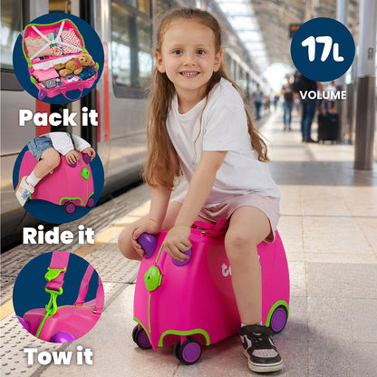 Детски куфар за яздене Trunki Trixie