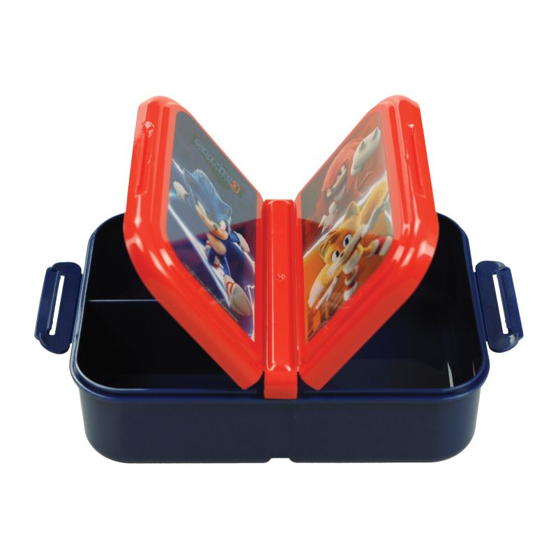 Кутия за храна Sonic 3 The Hedgehog с три отделения