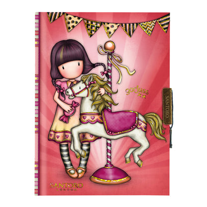 Заключващ се бележник Santoro Gorjuss Carousel