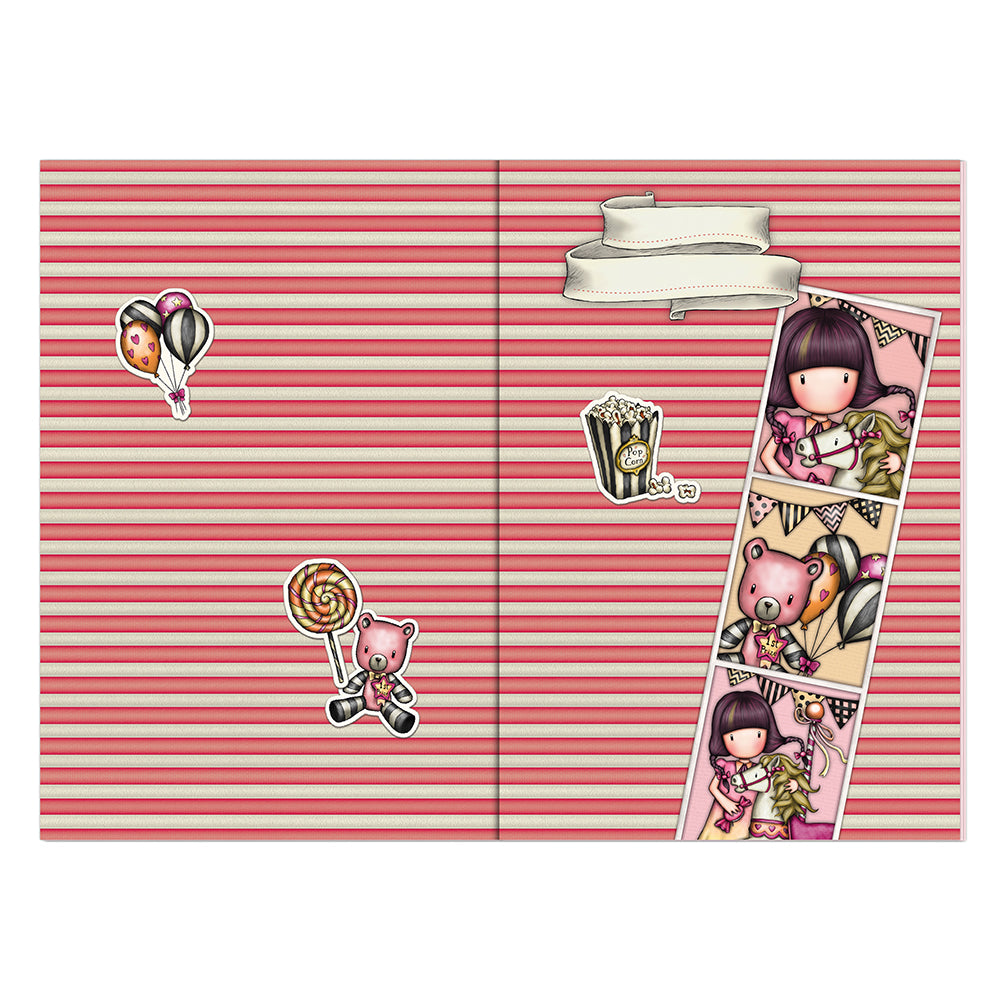 Заключващ се бележник Santoro Gorjuss Carousel