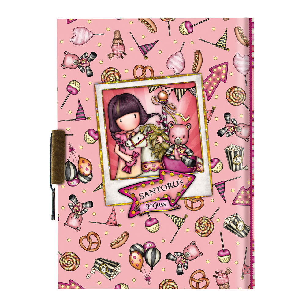 Заключващ се бележник Santoro Gorjuss Carousel