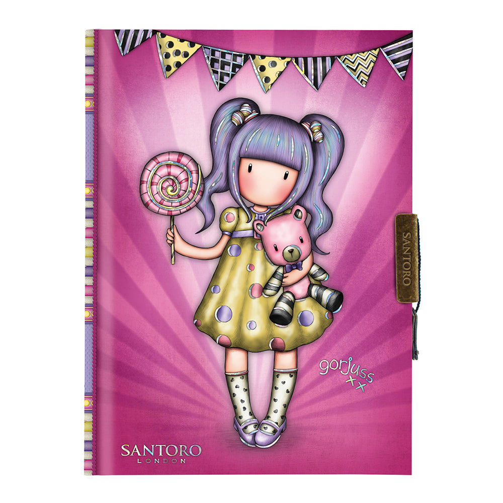 Заключващ се бележник Santoro Gorjuss First Prize