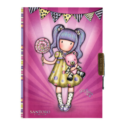 Заключващ се бележник Santoro Gorjuss First Prize