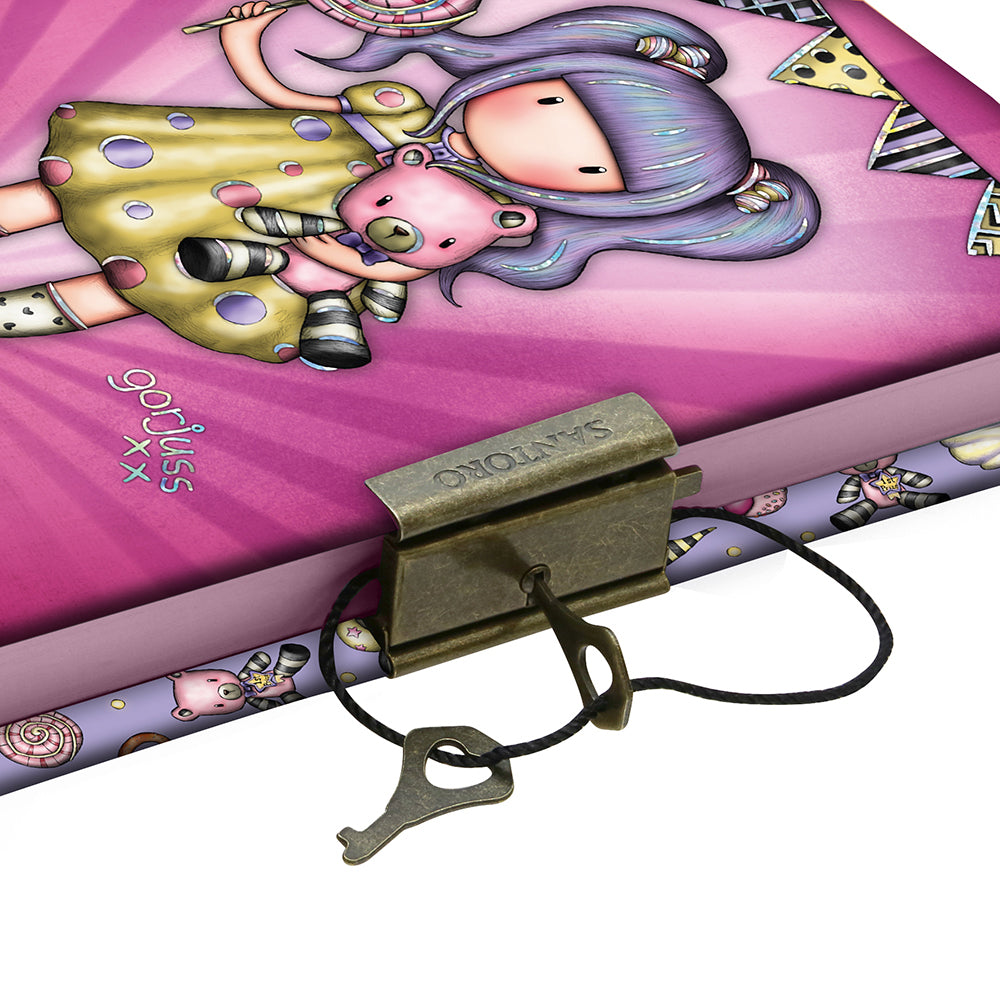 Заключващ се бележник Santoro Gorjuss First Prize