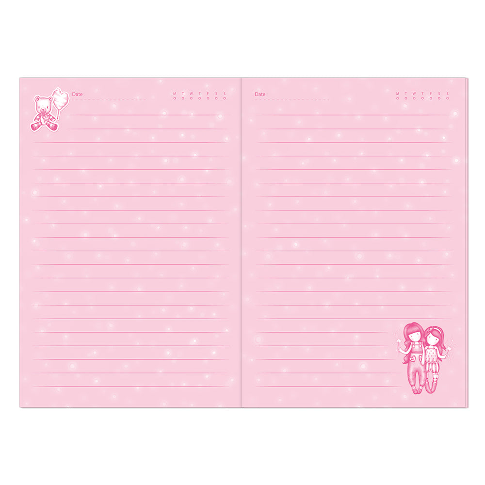 Заключващ се бележник Santoro Gorjuss Fireworks