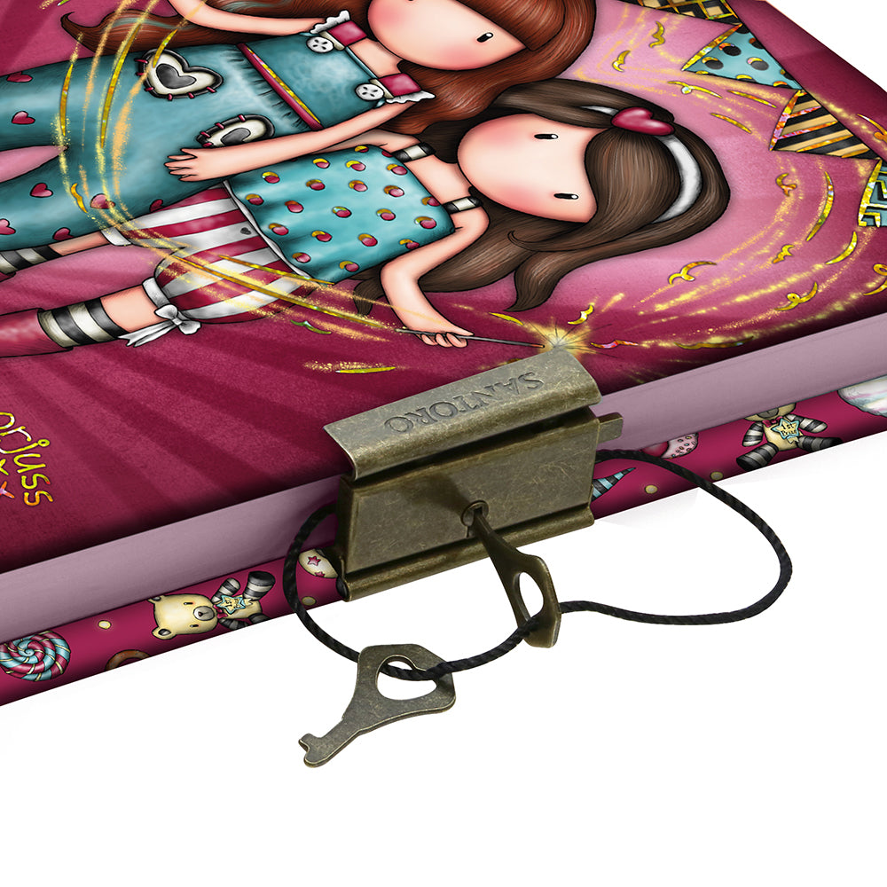 Заключващ се бележник Santoro Gorjuss Fireworks