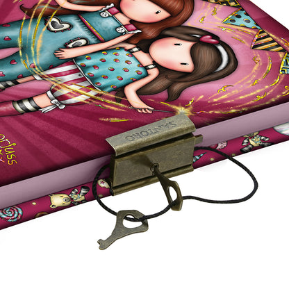 Заключващ се бележник Santoro Gorjuss Fireworks