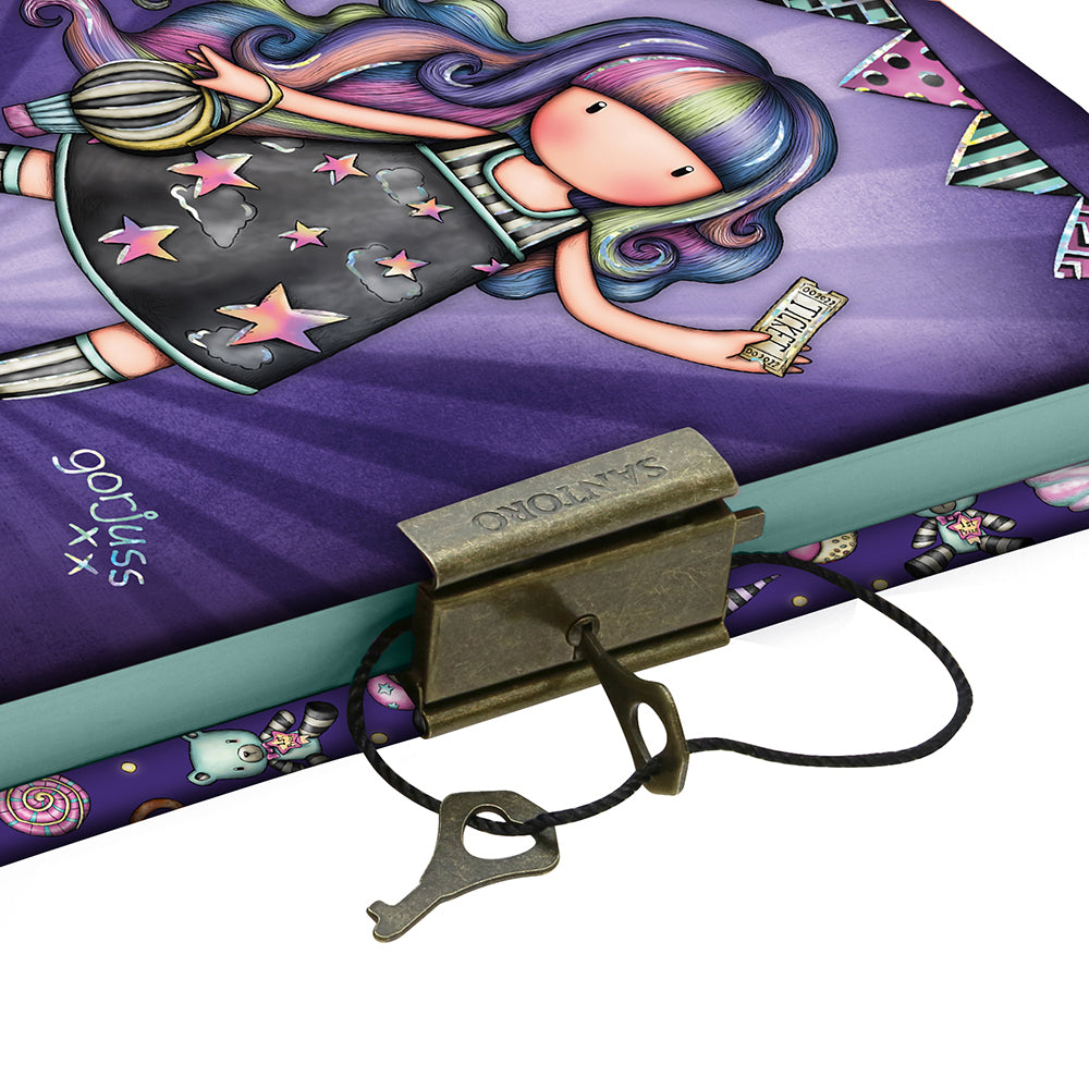 Заключващ се бележник Santoro Gorjuss Up and Away