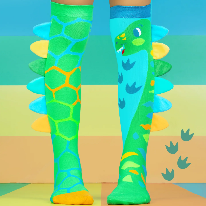 Madmia GREEN ROAR DINOSAUR чорапи