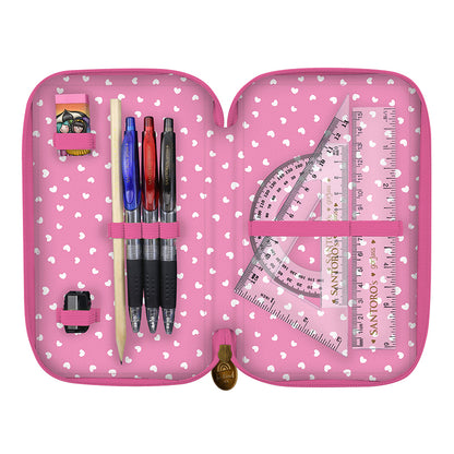 Пълен несесер с 3 отделения Santoro Gorjuss Be Kind To Each Other