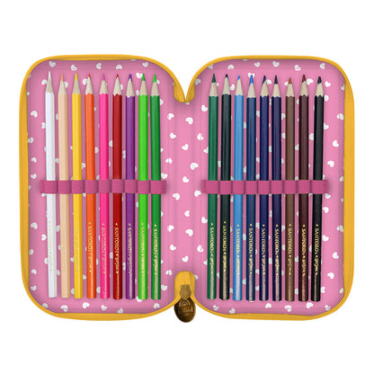 Пълен несесер с 3 отделения Santoro Gorjuss Be Kind To Each Other