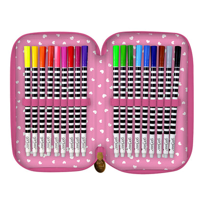 Пълен несесер с 3 отделения Santoro Gorjuss Be Kind To Each Other