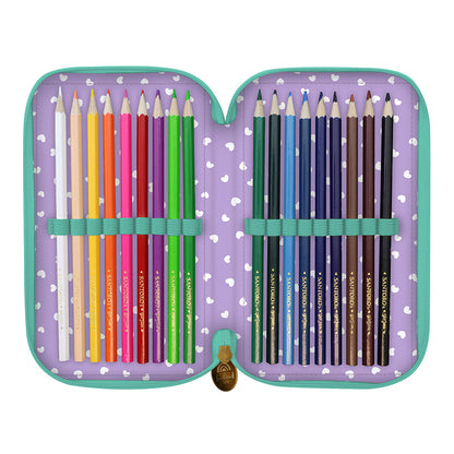 Пълен несесер с 3 отделения Santoro Gorjuss Be Kind To Our Planet