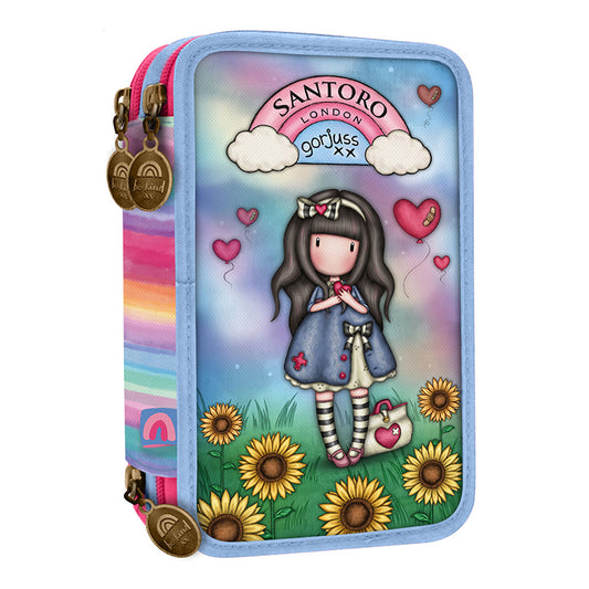 Пълен несесер с 3 отделения Santoro Gorjuss Be Kind To Yourself