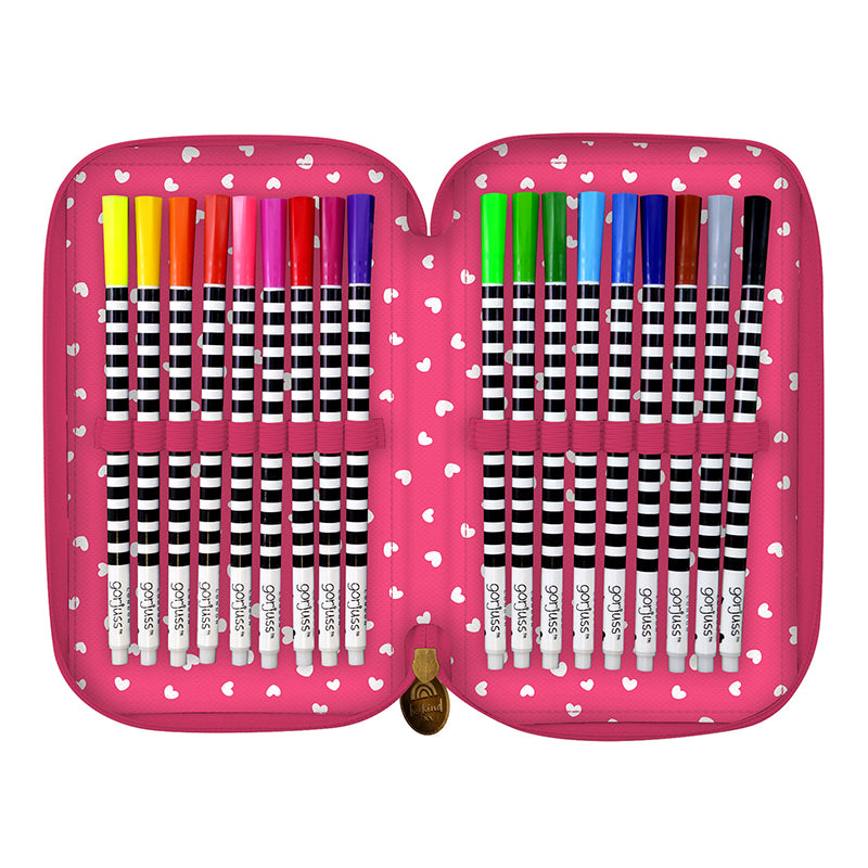 Пълен несесер с 3 отделения Santoro Gorjuss Be Kind To Yourself