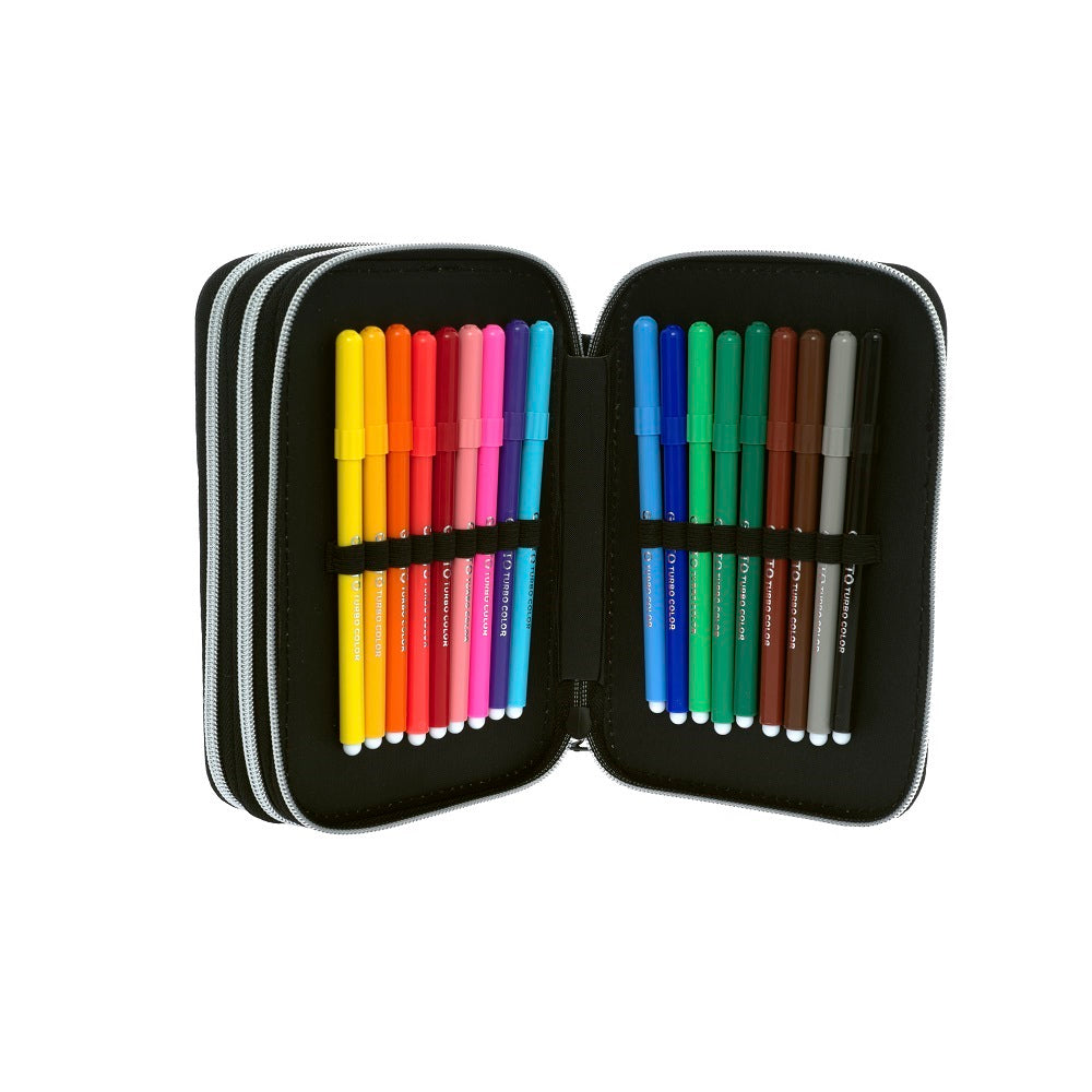 Ученически троен несесер Fortnite Lamas camouflage