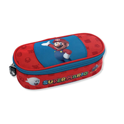 Ученически несесер овален Super Mario 2021
