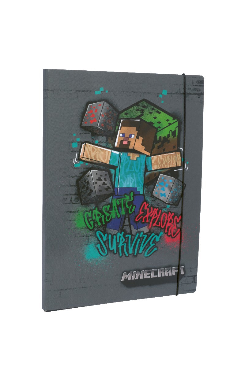 Папка с ластик Minecraft Steve