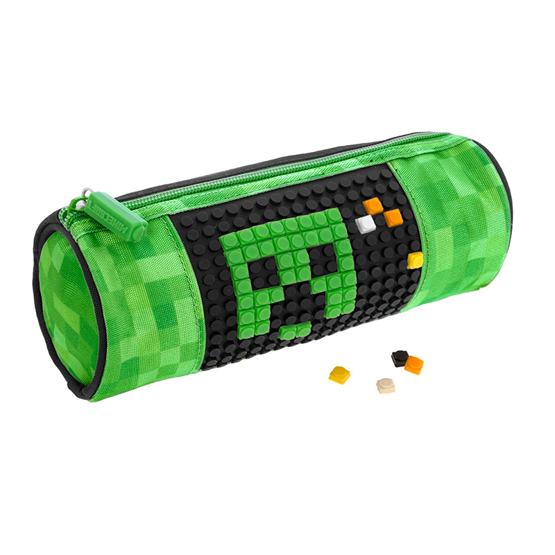 Ученически несесер цилиндър Minecraft Pixel 2021