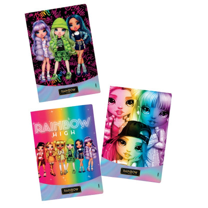 Тетрадка Rainbow High 40 листа, Асортимент