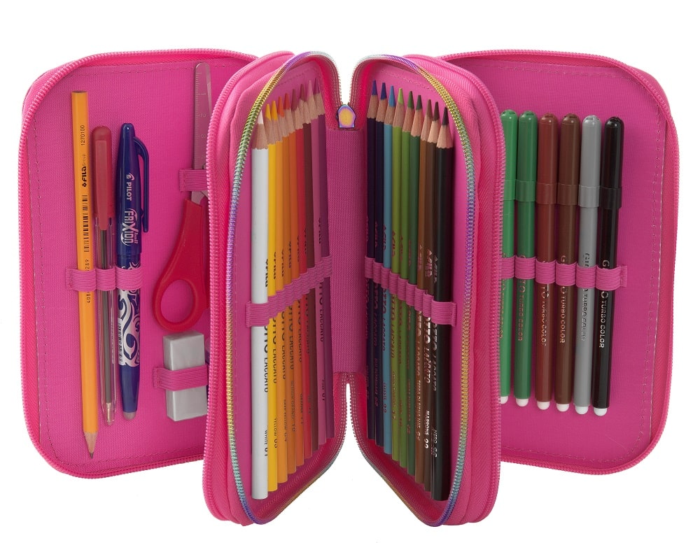 Ученически несесер Rainbow High с 3 ципа и съдържание