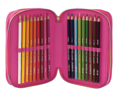 Ученически несесер Rainbow High с 3 ципа и съдържание