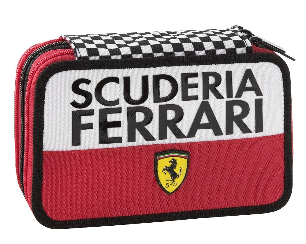Ученически несесер Ferrari с 3 ципа и съдържание