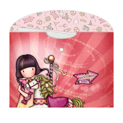 Комплект от 2 броя папки тип джоб A4 Santoro Gorjuss Carousel / First Prize