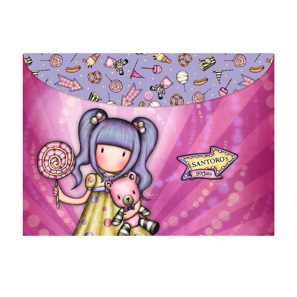 Комплект от 2 броя папки тип джоб A4 Santoro Gorjuss Carousel / First Prize