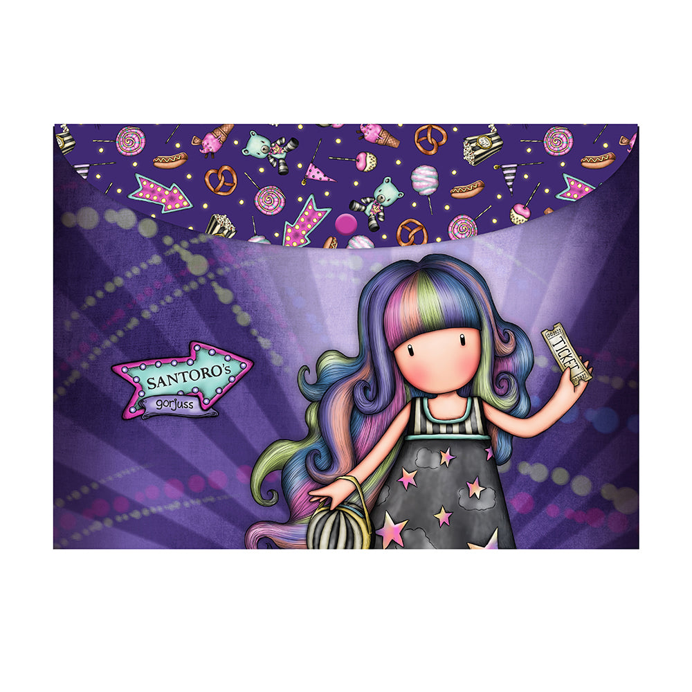 Комплект от 2 броя папки тип джоб A4 Santoro Gorjuss Fireworks / Up and Away