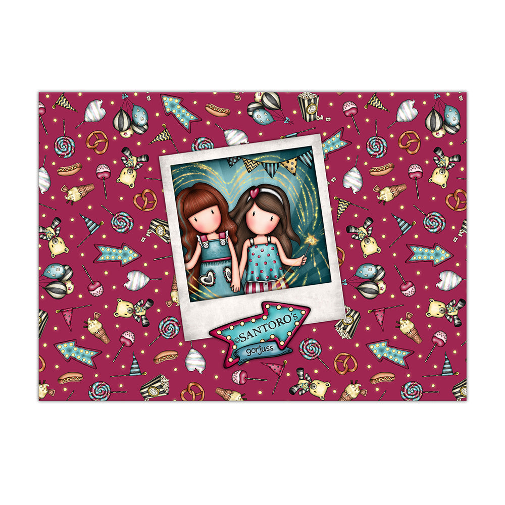 Комплект от 2 броя папки тип джоб A4 Santoro Gorjuss Fireworks / Up and Away