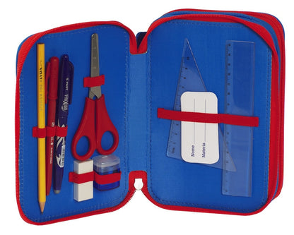 Ученически несесер Super Mario с 3 ципа и съдържание