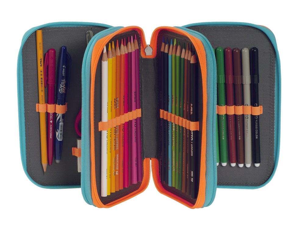 Ученически несесер WWF Fotografico с 3 ципа и съдържание