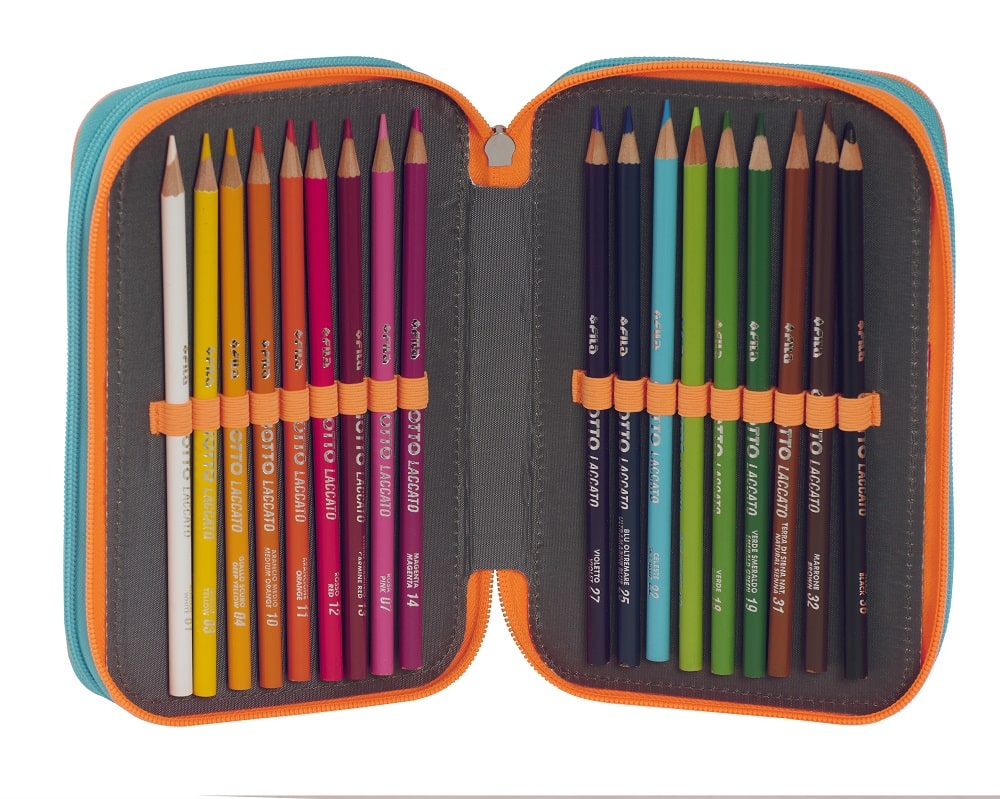 Ученически несесер WWF Fotografico с 3 ципа и съдържание