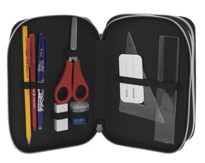 Ученически несесер Fortnite Foam Fingers с 3 ципа и съдържание