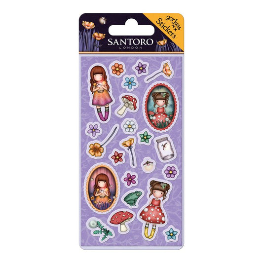 Стикери Santoro Gorjuss In The Forest - Firefly Dawn / Little Mushroom