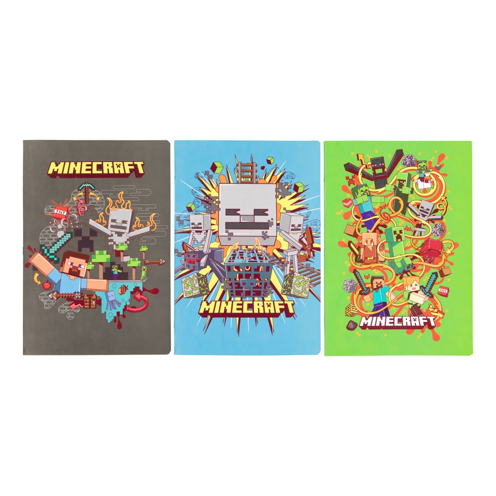 Тетрадка Minecraft World 50 листа, Асортимент
