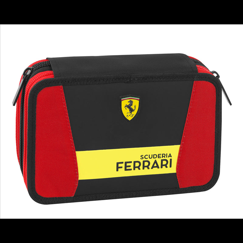 Ученически несесер с 3 отделения и съдържание Ferrari Style