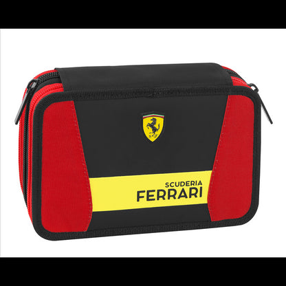 Ученически несесер с 3 отделения и съдържание Ferrari Style