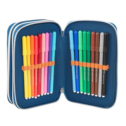 Ученически несесер с 3 отделения и съдържание Dragonball Super