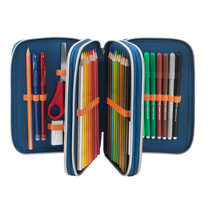 Ученически несесер с 3 отделения и съдържание Dragonball Super