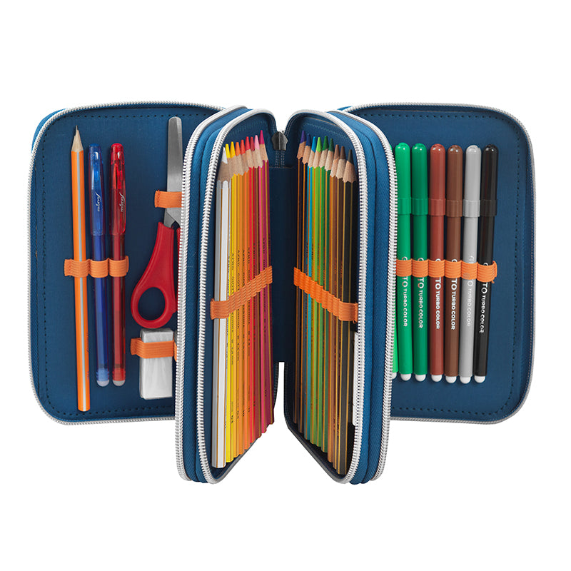 Ученически несесер с 3 отделения и съдържание Dragonball Super