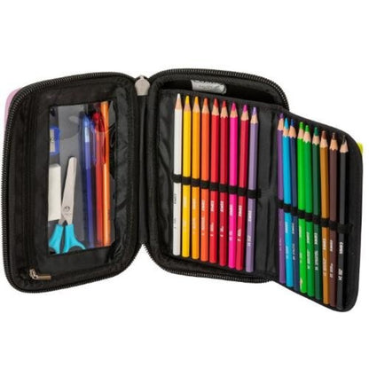 Ученически несесер със съдържание COMIX CLASSIC ORANGE