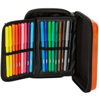 Ученически несесер със съдържание COMIX CLASSIC ORANGE