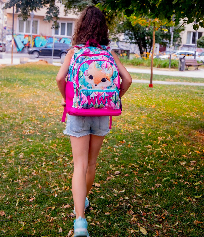 Ученическа раница  WWF Illustrato